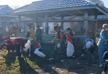 Koramil 408-04/Kaur Selatan Laksanakan  Gerakan Radin Inten Asri