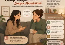 Cukup Dengarkan, Jangan Menghakimi: saat Seseorang Membuka Cerita Hidupnya