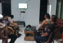 Kodim 0423/BU Gelar Nobar Piala Dunia  Serentak di 16 Titik