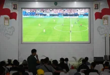 Warga Bengkulu Nobar Semifinal Piala Dunia