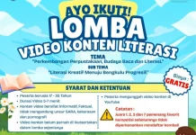Lomba Video Konten Literasi Dibuka, Ajak Generasi Muda Tingkatkan Budaya Baca