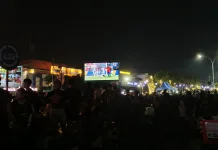 Ribuan Warga Padati Simpang Lima Bengkulu Nobar Final Piala Dunia 2026