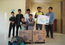 Suara Adzan Kembali Menggema, BMH Bantu Fasilitas Masjid Hidayatullah Seluma