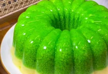 Agar-Agar Pandan Jadi Hidangan Penutup yang Segar dan Lezat