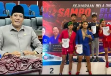 Asman Apresiasi Sambo Bengkulu Raih Medali Emas-Perunggu di Gubernur Sumsel Cup