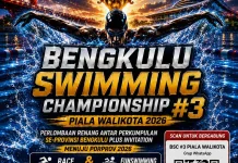 Kejuaraan Renang Piala Wali Kota Bengkulu 2026 Disiapkan Jadi Ajang Seleksi Atlet