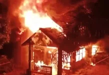 Kebakaran di Desa Senali Hanguskan 1 Rumah dan 2 Orang Meninggal Dunia
