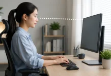 Pengaturan Aman Jarak Monitor Komputer untuk Menjaga Kesehatan Mata