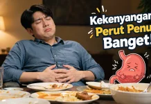 Makan Terlalu Kenyang Dapat Menimbulkan Rasa Tidak Nyaman
