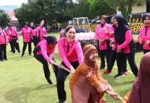 Polres Lebong dan Bhayangkari Ajak Anak Panti Meriahkan Kemerdekaan