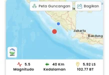 Gempabumi Tektonik M5,5 di Enggano Tidak Berpotensi Stunami