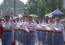 Lomba Gerak Jalan Jadi Ajang Bangun Kekompakan