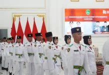 30 Anggota Paskibraka Kota Bengkulu Dikukuhkan