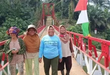 Jembatan Garuda Desa Merambung Bengkulu Selatan Telah selesai