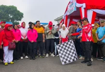 Ribuan Warga Ikuti Jalan Santai TP-PKK Kabupaten Kepahiang
