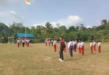 Paskibra Kecamatan Enggano Gelar Gladi Resik Persiapan Upacara HUT ke-81 RI