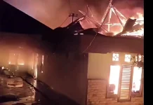 Kebakaran Landa Rumah Warga Kota Bengkulu