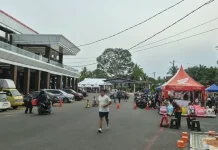 Aktivitas Jogging Ramai, Pedagang di Balai Buntar Berharap Dagangannya Laku