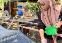 Batik Sungai Lemau, Mencanting Identitas Bengkulu tengah dalam Selembar Kain