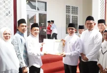 Walikota Bengkulu Dedy Wahyudi Resmikan Masjid Dhyah Putri