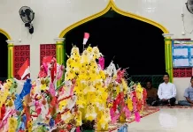Pohon Telur Warnai Peringatan Maulid Nabi di Bengkulu tengah