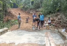 Jalan Usaha Tani Desa Bajak I Kini Bisa Dilalui Kendaraan Roda Empat