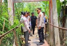 Polres Lebong Bersama Baznas Perbaiki Tujuh Jembatan
