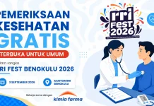RRI Bengkulu Berkolaborasi dengan Kimia Farma, Hadirkan Cek Kesehatan Gratis