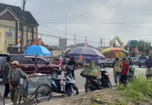 Taman Santoso Kepahiang Ramai Pengunjung, Pedagang Padati Kawasan Taman