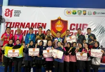 Turnamen Badminton AMJ Cup 2026 Tuntas Digelar