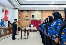 Lantik 52 ASN Pejabat Fungsional, Sekda Tekankan Disiplin