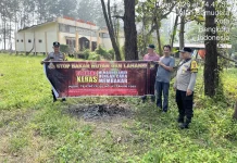 Cegah Karhutla, Polisi Gencar Pasang Spanduk Peringatan
