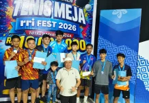 RRI Fest 2026 Berakhir, Pecinta Tenis Meja Dorong Turnamen Lebih Banyak di Bengkulu