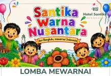 Asah Kreativitas Anak, Santika Bengkulu Hadirkan Lomba Mewarnai