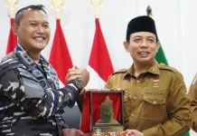 Danlanal dan Wali Kota, Bahas Sampah hingga Program Pertanian