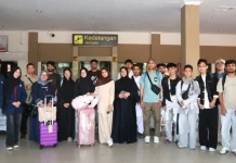 Sebanyak 35 Mahasiswa Asing dari Sepuluh Negara Mulai Kuliah di Unib