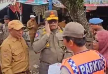 Satpol PP Ingatkan Pemegang SPT Parkir Pasar Panorama Patuhi Ketentuan