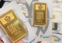 Jelang Akhir September, Harga Emas Melemah