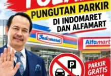 Legislator Edi Haryanto Minta Parkir Alfamart dan Indomaret Tak Dipungut