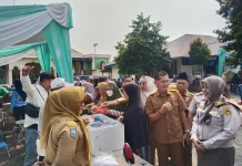 Karantina Bengkulu Gelar Bazar Pangan Murah-Cek Kesehatan Gratis untuk 150 Warga