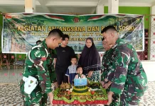 Kodim 0423/BU Gelar Anjangsana dan Bakti Sosial ke Panti Asuhan Amanah
