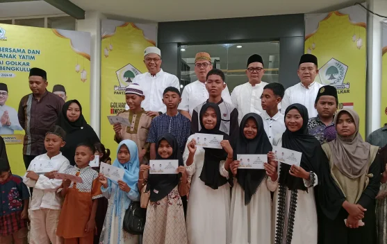 Golkar Bengkulu Santuni 1.000 Anak Yatim dan Kaum Duafa