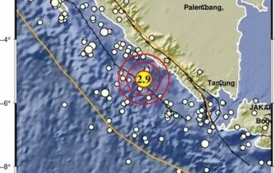 Pagi ini  Enggano Diguncang Gempa Dengan Magnitudo 2.9