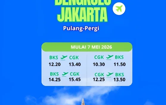 Citilink Tambah Frekuensi Penerbangan Bengkulu–Jakarta Jadi Dua Kali Sehari
