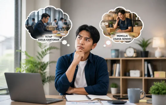Memilih Usaha atau Tetap Kerja Kantoran