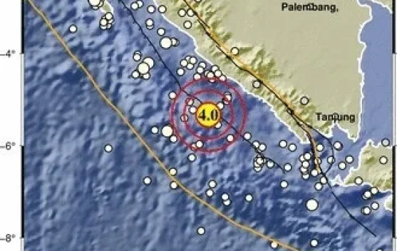 Dinihari Enggano  Diguncang  Gempa Dengan Magnitudo 4.1