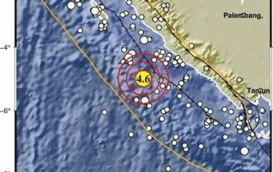 Malam Tadi Enggano Diguncang Gempa Dengan Magnitudo 4.6