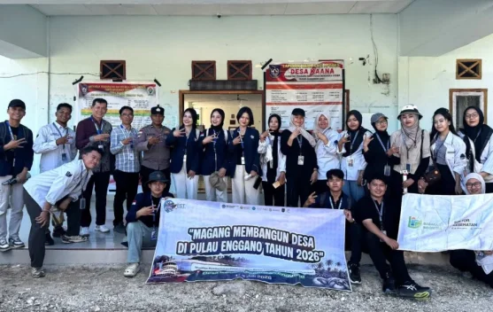 Mahasiswa FH Unib Dampingi Desa di Enggano Susun Raperdes