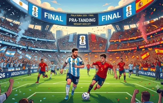 Jelang Final Piala Dunia 2026: Spanyol dan Argentina Siap Berebut Gelar Juara Dunia