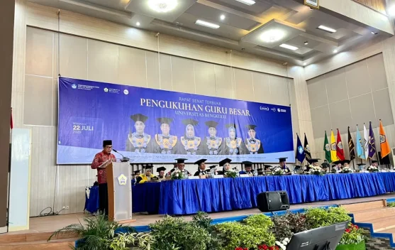 UNIB Kukuhkan Enam Guru Besar, Pemprov Dorong Sinergi untuk Pembangunan Daerah
